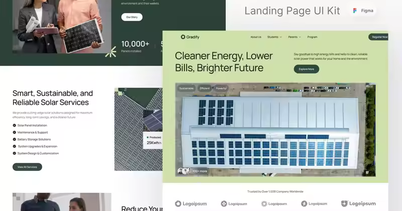 Larzie – 太阳能电池板登陆页面
