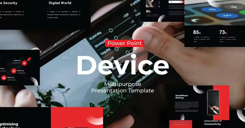 设备 – PowerPoint模板
