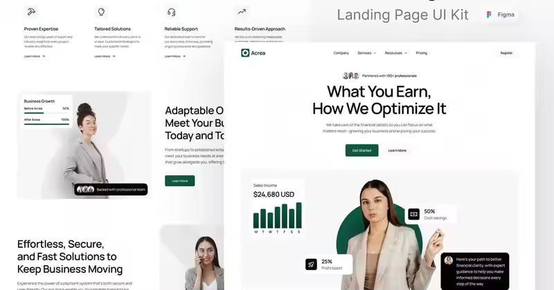 Acrea – 会计服务登陆页面