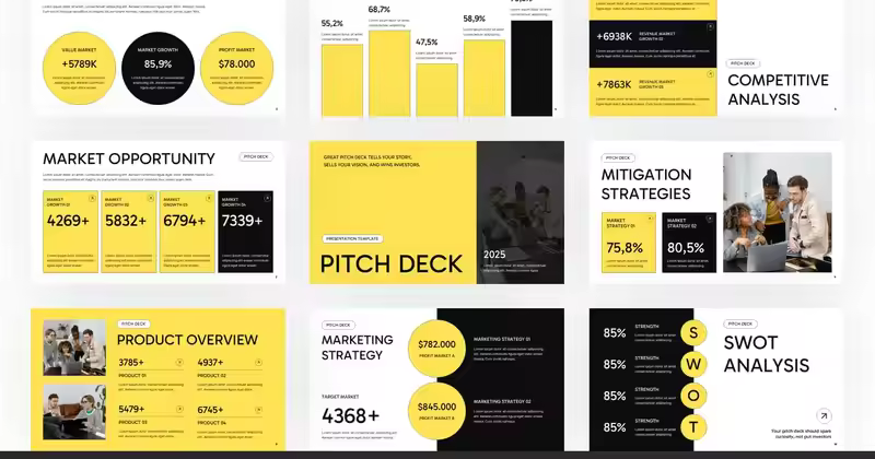 Pitch Deck交易演示模板