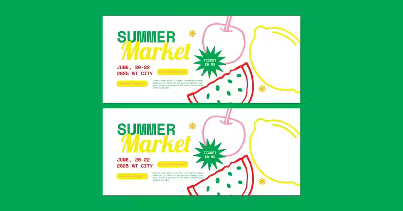 夏季市场门票
