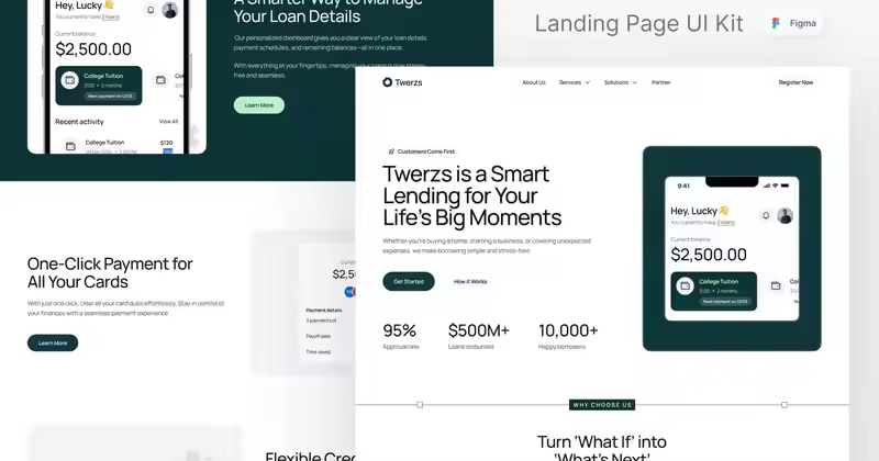 Twerzs – 住房贷款登陆页面