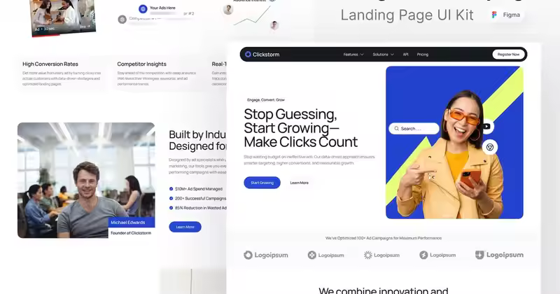 Clickstorm – Google 广告系列登陆页面
