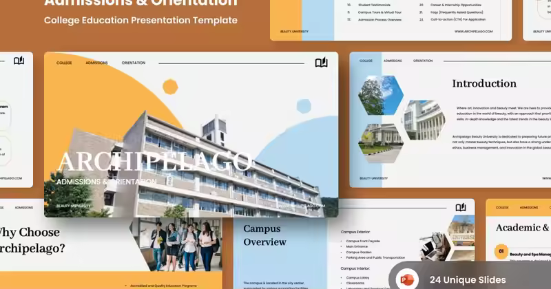 大学入学指导 PowerPoint 设计