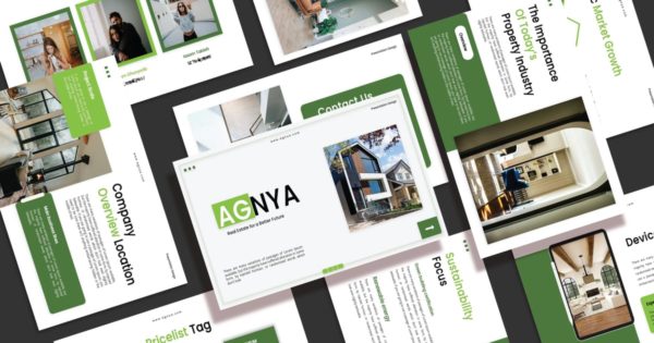 Agnya 房地产 Powerpoint 模板