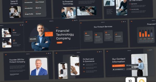 金融科技公司 Google 幻灯片