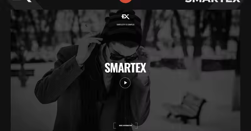 Smartex – 单页作品集模板