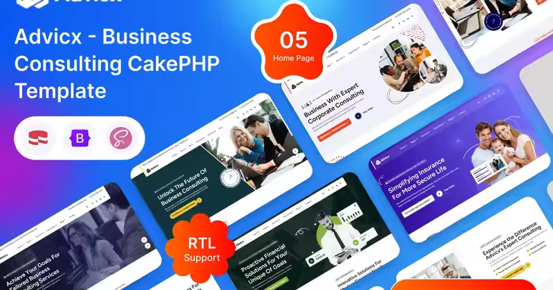 Advicx – 商业咨询 CakePHP 模板