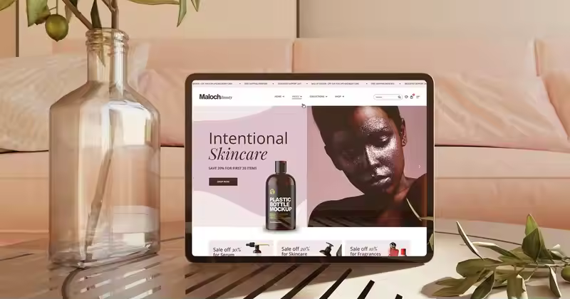 Maloch – 美容化妆品登陆页面