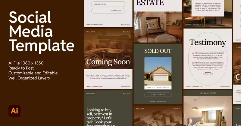 Propertybiz – 社交媒体帖子设计