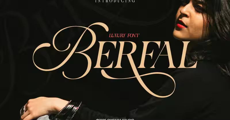 Berfal – 优雅奢华衬线体