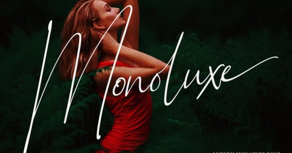 Monoluxe – 奢华签名字体