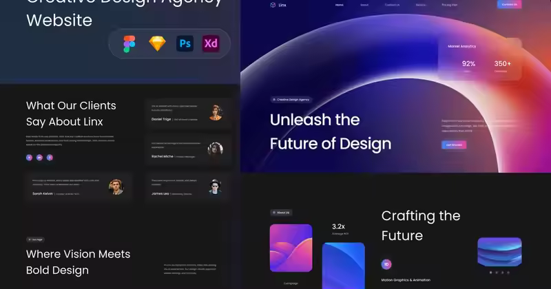 Linx – 创意设计机构网站