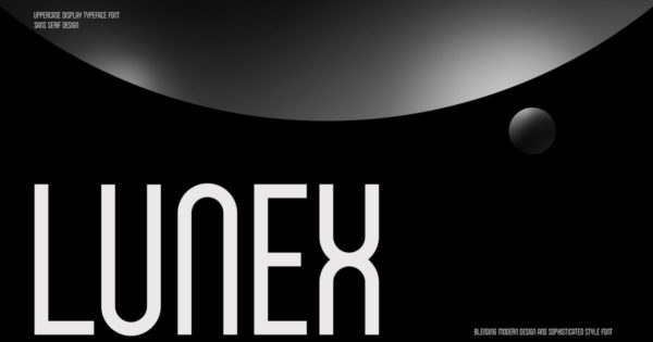Lunex Regular 字体
