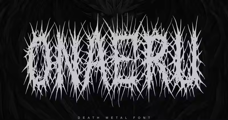 Onaeru –死亡金属字体
