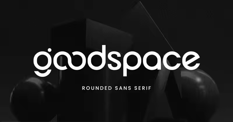 Goodspace 圆角无衬线字体