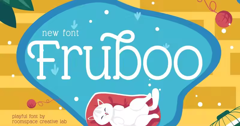 Fruboo – Fun Chungky 俏皮字体
