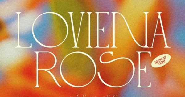 Loviena Rose – 时尚衬线字体