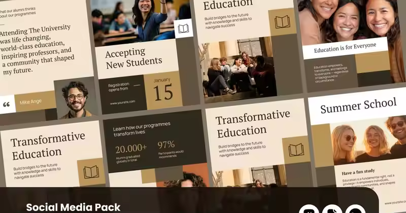 教育大学 – IG Post Pack