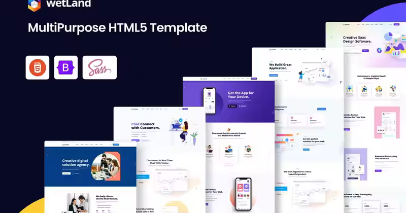 湿地 – 多用途 HTML5 模板