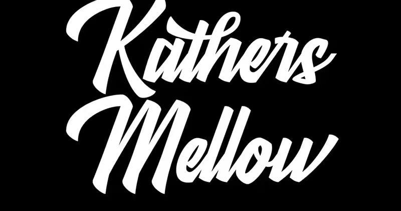 Kathers Mellow手写字体