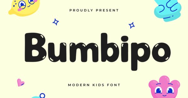 Bumbipo – 现代儿童字体