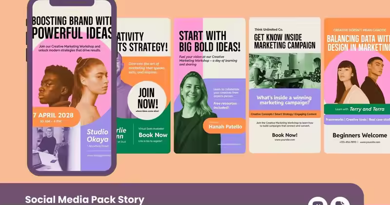 创意数码工作坊 – IG Story Pack