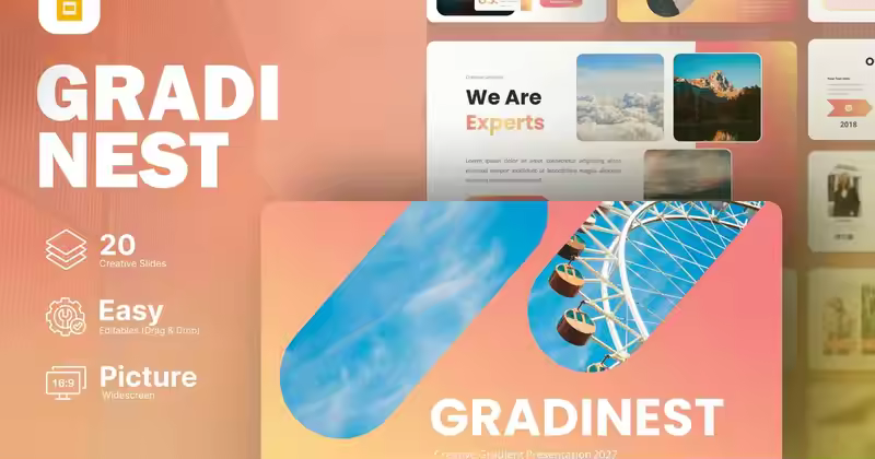 Gradinest – 渐变创意 Google 幻灯片