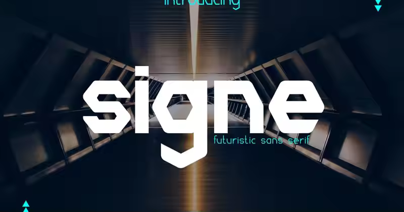 Signe Sans 未来主义显示屏