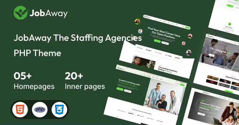 Jobaway – 人力资源代理机构 PHP 模板