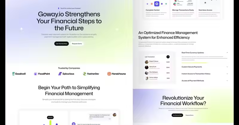 Goway.io – 金融网站