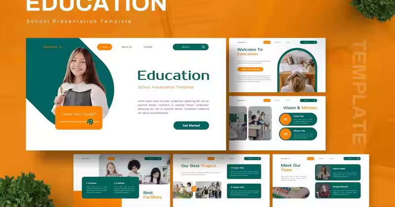 教育 – 学校 PowerPoint 模板