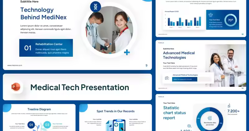 医疗健康行业需求PowerPoint模板