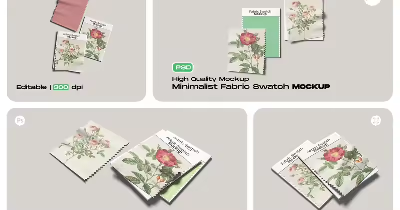 具有干净背景的织物样品模型