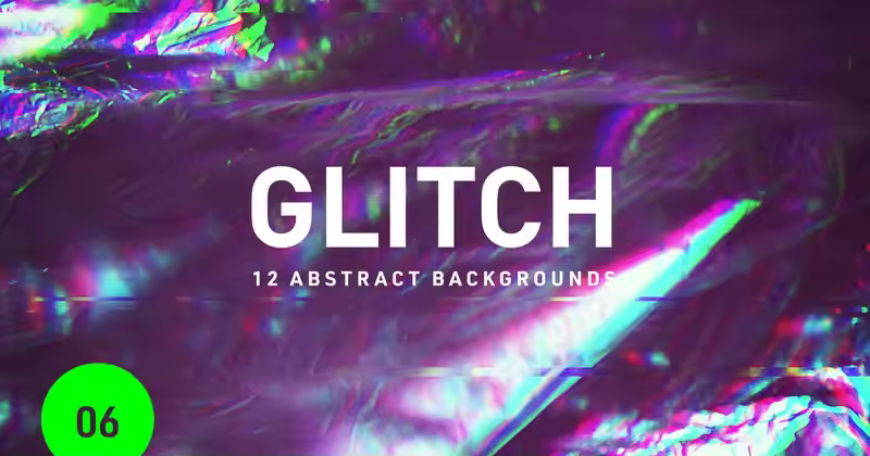 Glitch 06 – 12 的抽象背景