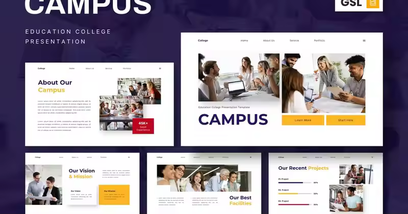 校园 – 教育学院 Google Slide