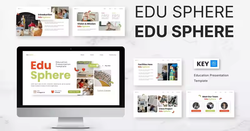 Edu Sphere – 教育主题演讲模板
