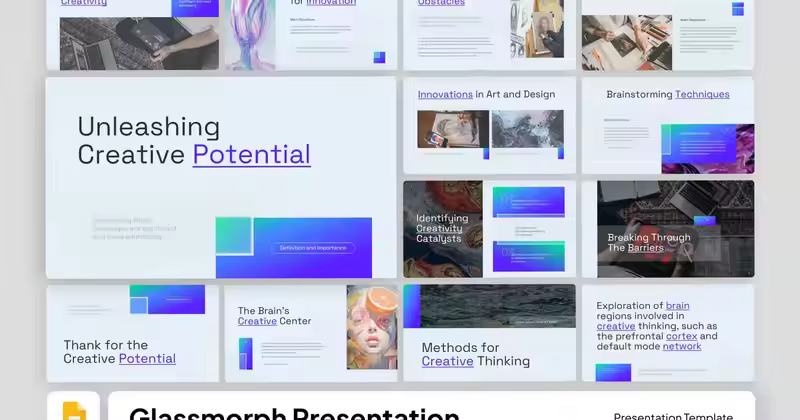 Glassmorph Google 幻灯片