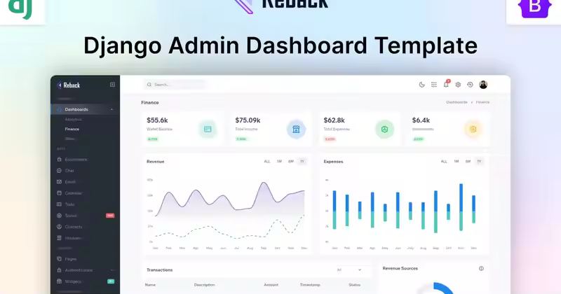 Reback – Django 管理控制台模板