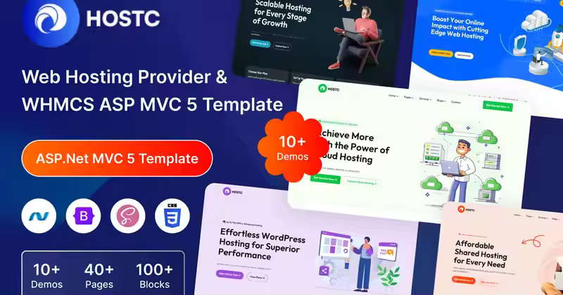 Hostc – Web 托管服务提供商和 WHMCS ASP.Net MVC 5