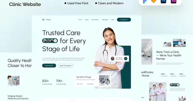 Mecliw – 医疗诊所网站