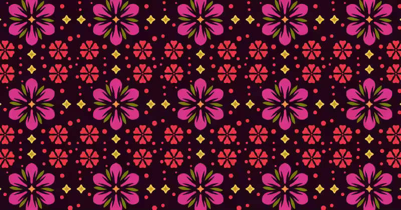 紫色花朵抽象图案