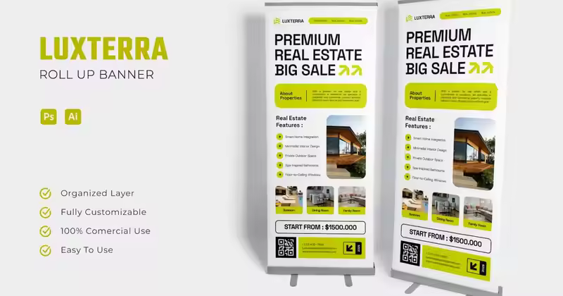 Luxterra Creative Estate – 易拉宝