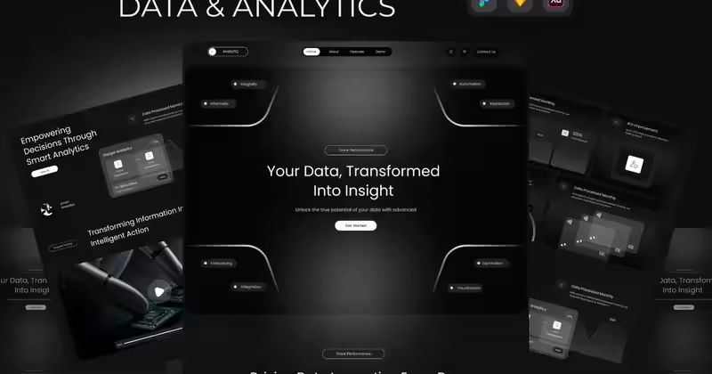 AnalytIQ – 数据和分析网站