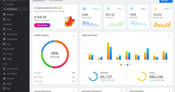Maxton – Django Bootstrap 5 管理仪表板模板