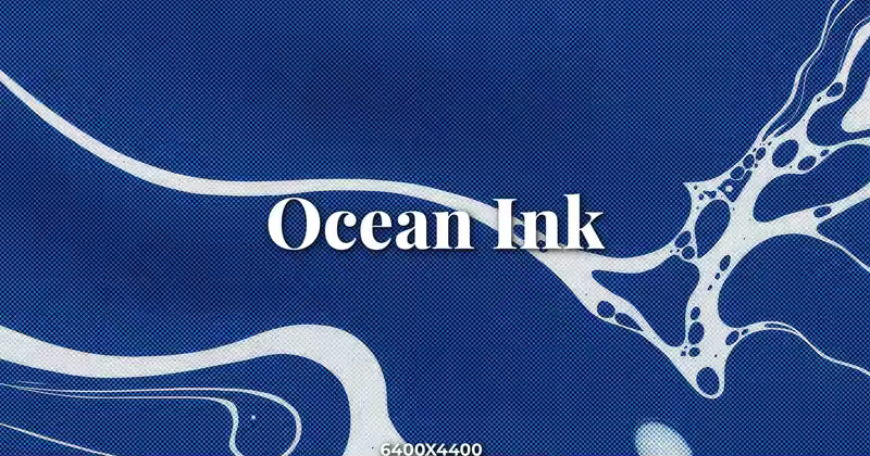 海洋墨水背景纹理