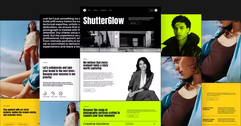 Shutterglow – 网站模板