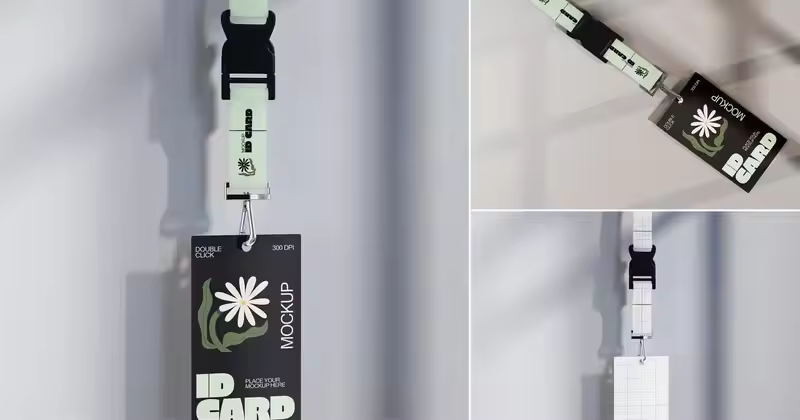 身份证挂绳模型