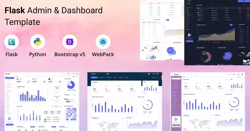Urbix – Flask 管理及仪表盘模板