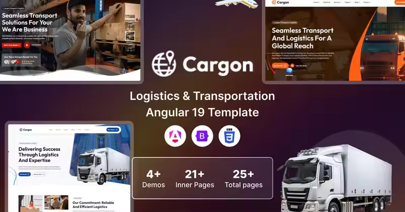 Cargon – Angular 19 物流货物运输